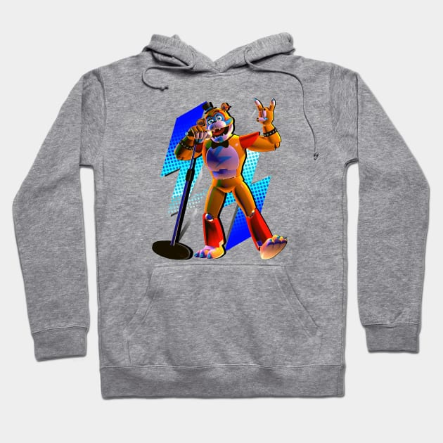 Glamrock Freddy Hoodie by janettedaniell